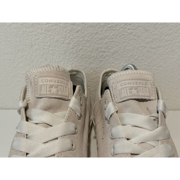 Converse Chuck Taylor All-Star Low Top Beige Suede Mens Sz 8 Womens 10 NEW - Picture 6 of 13